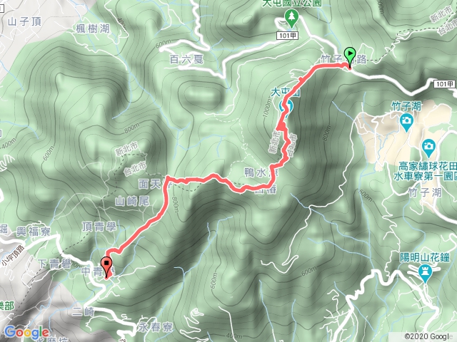 台北大縱走北一段-鞍部登山口～北投清天宮1080302