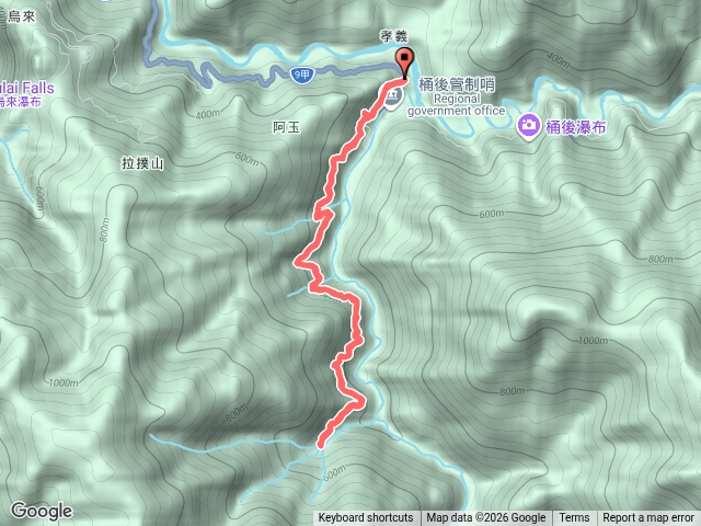 115/8/30消失的台九甲線：烏來西坑林道(至4.5K雙瀑匯流處止)