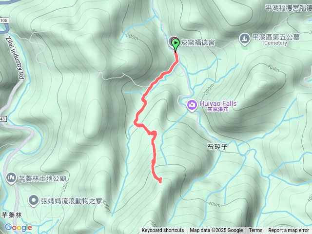 2025-10-24 週六砍不停行程先走 灰窯善覺寺循稜探路至畝畝山1