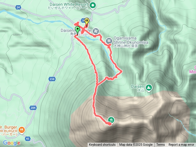 20251014_伯耆大山_夏山&行者路線+旅館街漫步