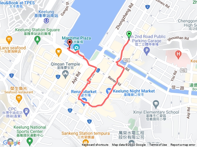 基隆仁愛市場-廟口-港口