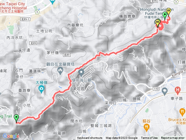 烘爐地到天上山