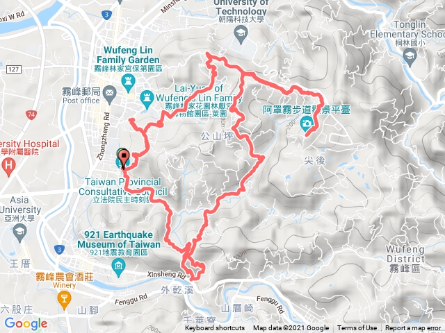 霧峰里山步道、阿罩霧山