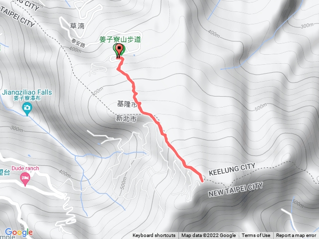 基隆七堵姜子寮山來回