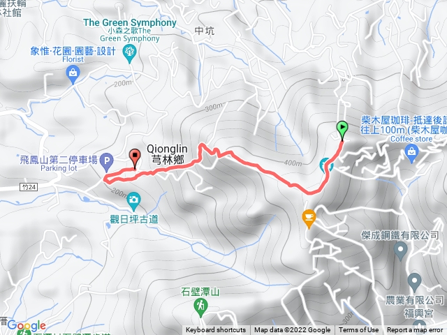 中坑山 下山 20220724