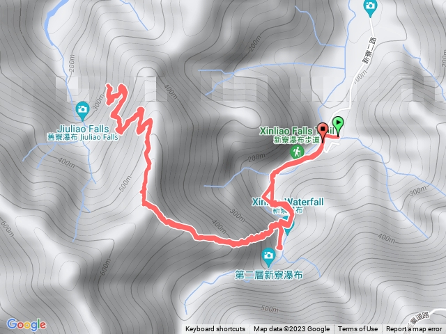 2023/08/22新寮瀑布步道-新舊寮山徑步道來回