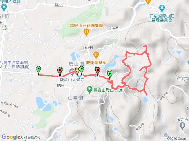 大社觀音山-駱駝山路線