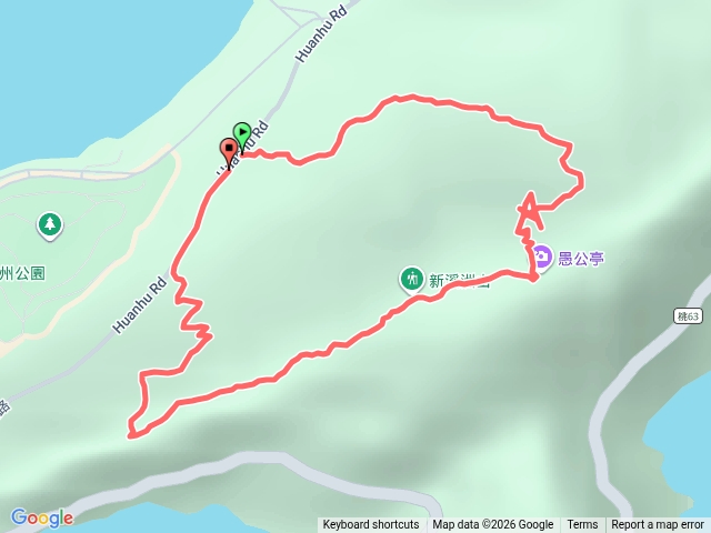 新溪洲山大灣坪古道上行