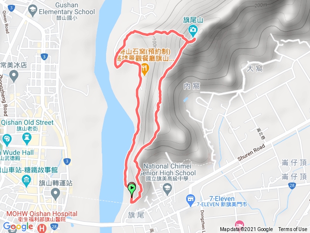 旗尾山1上3下 O型
