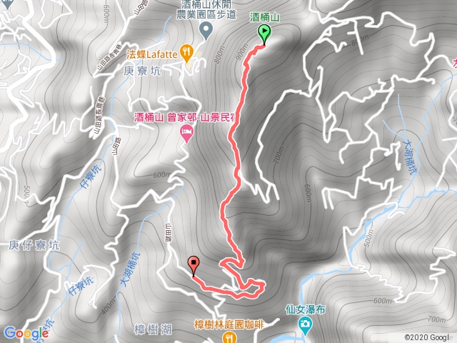 暗影山 南稜 路線 2020-01-22