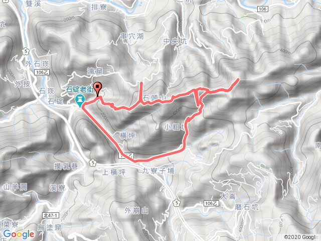 皇帝殿東西峰 o型 馬路是坐車子