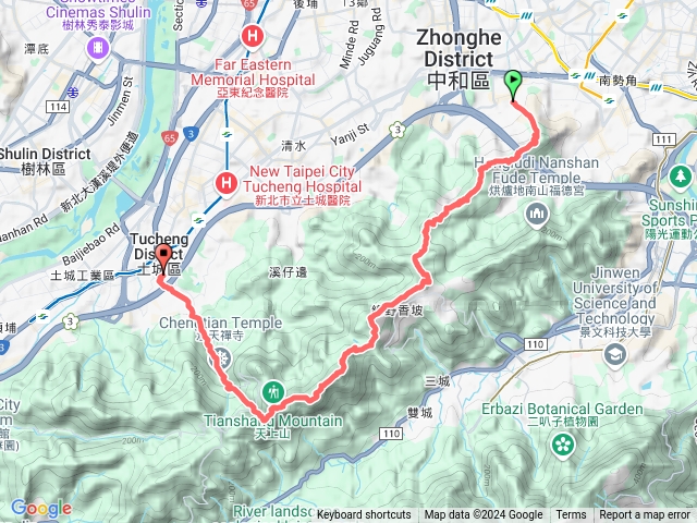 圓通寺到天上山