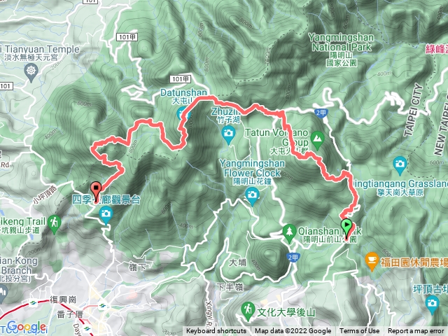 221122 冷水坑 七星山 大屯山  面天山 向天山