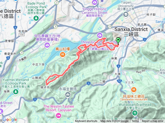 三峽鳶山 彩壁越野17k預覽圖