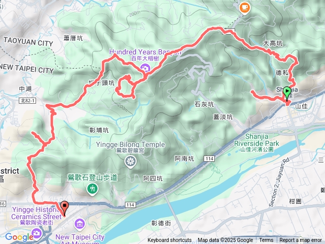 114/2/2-山佳To鶯歌（牛埔山/石灰坑山/望湖山/圳頭山福源山/鶯歌蛋山/忠義山）7山+16棵百年大榕樹）預覽圖