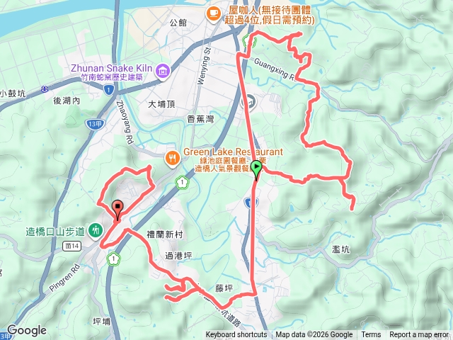 頭份，造橋繞一圈