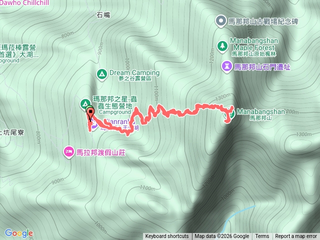 馬那邦山天然湖線預覽圖