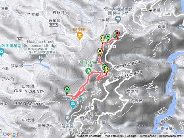 挑筍古道上大尖山來回