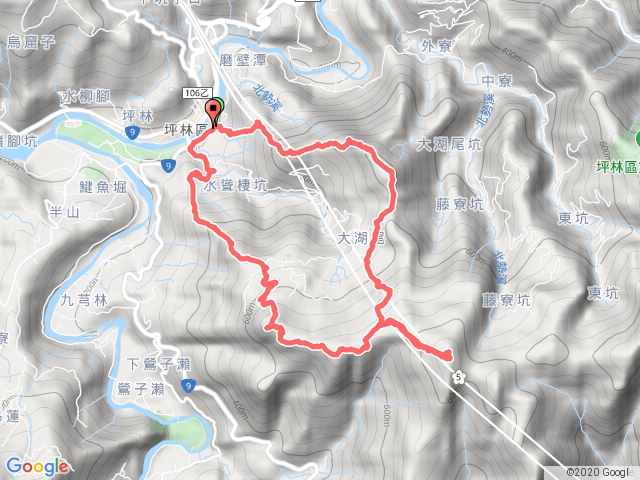 坪林三星：坪林茶葉博物館~大尾山~源茂山~和尚髻山(九芎林山)O繞