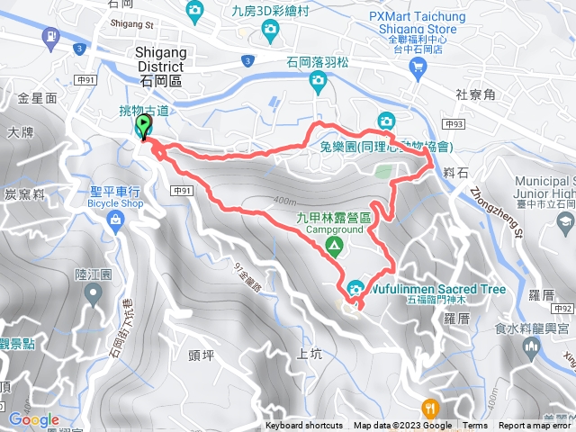 台中石岡挑物古道O繞20230910預覽圖