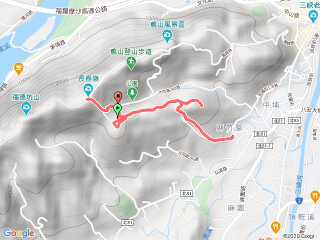 福德坑山東峰-鳶尾山-長春嶺