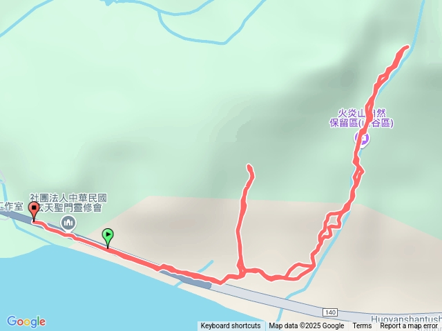 火炎山自然保留區35沖蝕溝