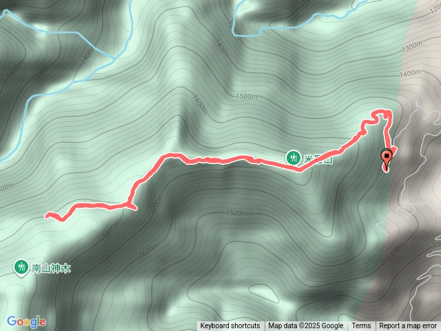 米佐縱走米羅山-巨木1折返