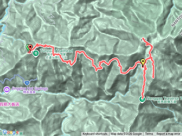 奇萊南華高繞光被南華山奇萊南峰預覽圖
