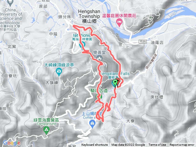 樟之細路：騎龍古道、茶亭古道Ｏ型縱走（豐鄉瀑布>大山北月>騎龍古道>樂善堂>茶亭古道>聯安橋）