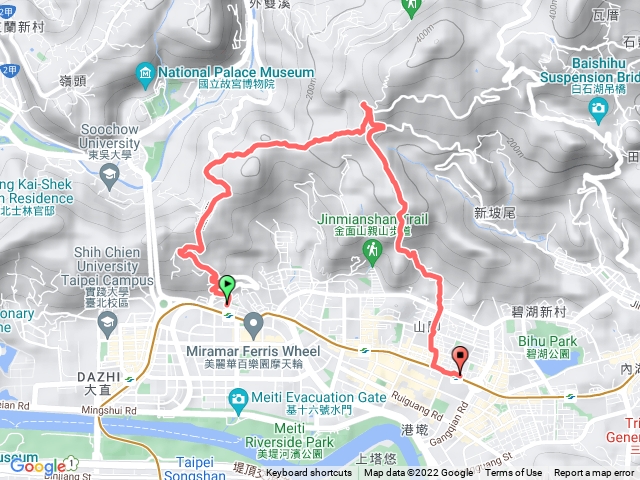 劍南港墘捷運步道
