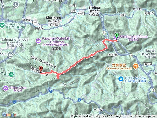 筆架連峰 走 二格山