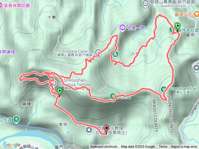 獅山/六寮/藤平/猿山古道
