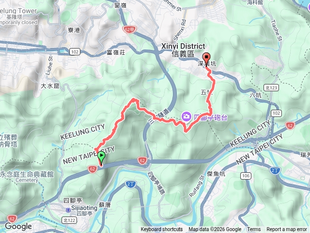 20260528暖曦探勘隊清理四腳亭早起會＞月眉山砲台＞月眉路之山路預覽圖