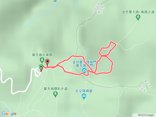 擎天崗-賞芒-日人路