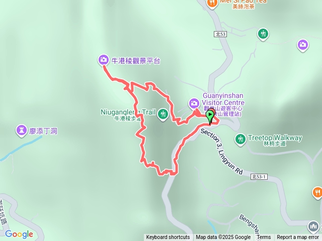 20250916 遊客中心 牛港稜步道支線 出火號 牛港稜山 觀景台˙ 土石山徑 O繞