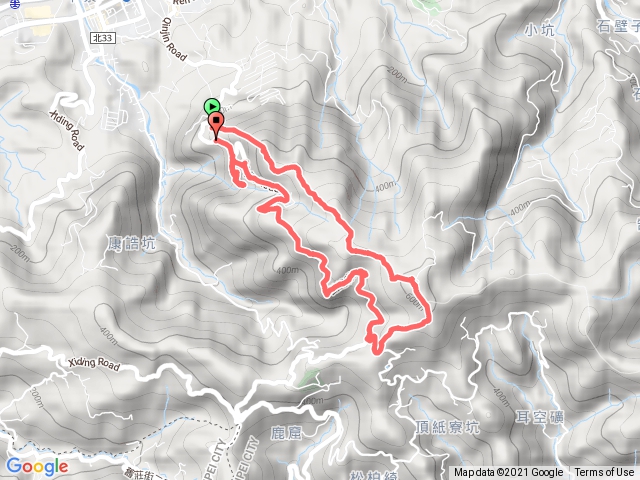 20191026汐止大尖山，四分尾山，秀峰瀑布 