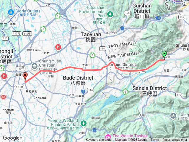 山佳到中壢預覽圖