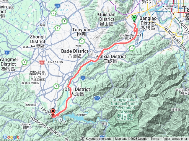 騎車(住家-石門勝景)