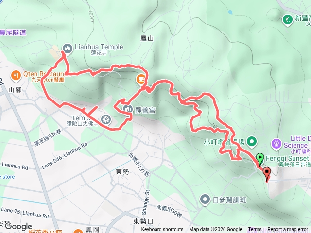 鳳崎落日步道預覽圖