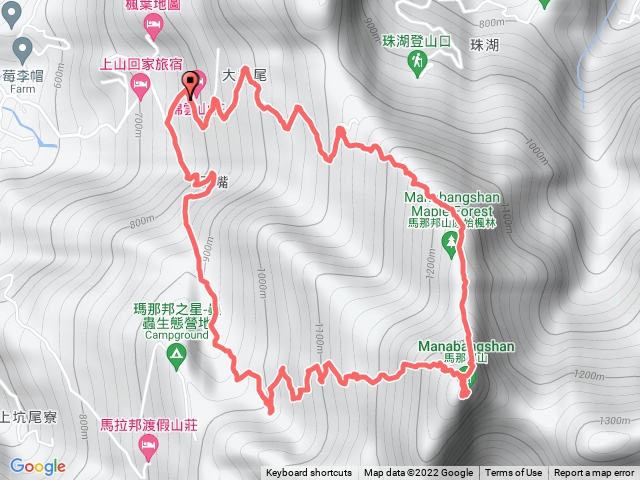 馬那邦山 - 上湖(登)O型走