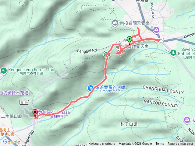 豐柏登廟步道散步預覽圖