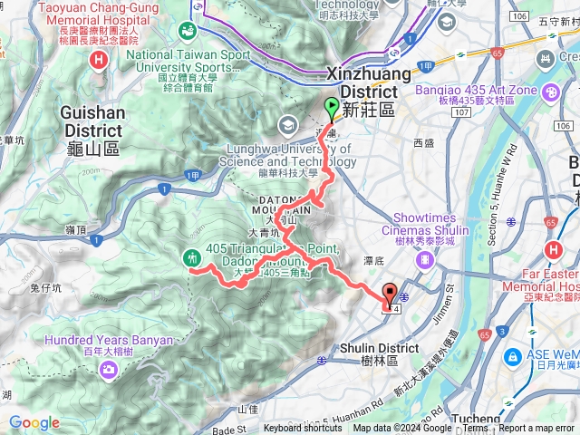 簡單駭客 大棟山之迴樹縱走(迴龍進樹林出)