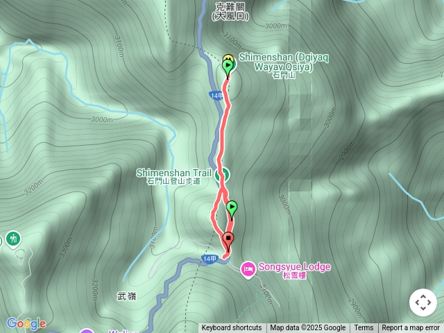 合歡山停車場-石門山-合歡尖山