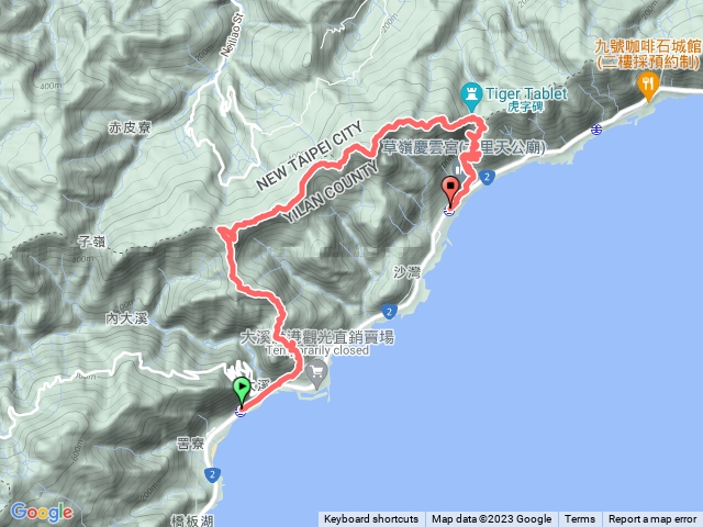 大溪~大里桃源谷縱走