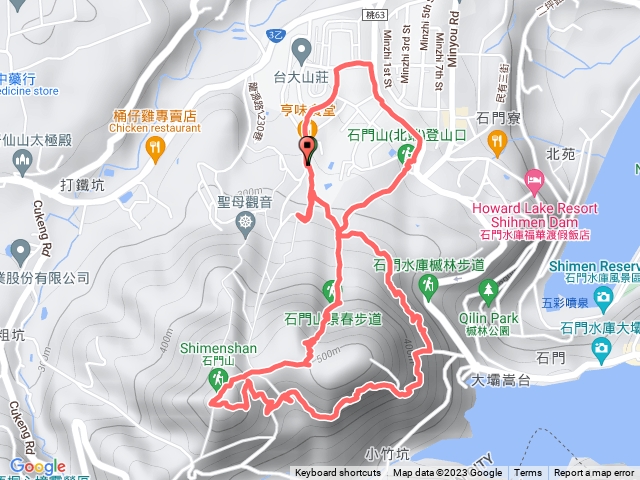 石門山景春步道-環湖步道O型