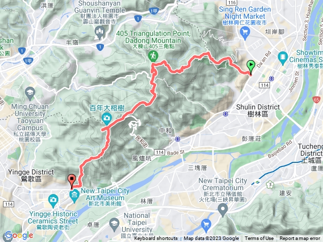 鶯歌石、大棟山（樹鶯縱走)