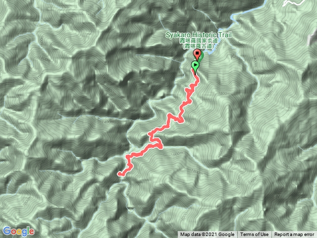 霞喀羅古道-養老登山口至白石吊橋