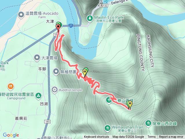 尾寮山登山步道預覽圖