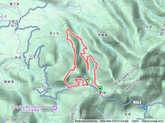 鞍部二子坪停車場