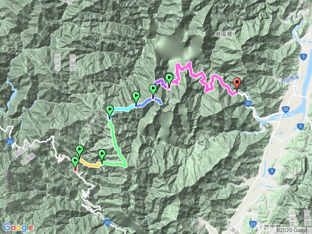 布拉克桑山西稜~新康橫斷(不經嘉明湖)